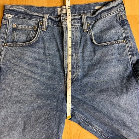 Citizens Of Humanity Ayla Barrel Bow Leg Jean in Telegraph Raw Hem 27 - Picture 15 of 16